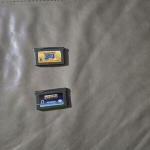Nintendo Game Boy Advance Game Cartridges Pac- Man Collection And Super Mario 3